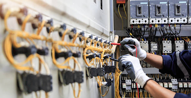 Professional Electrician technician working in South Duxbury, MA